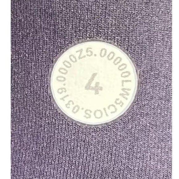 Lululemon In Movement Tight 25 Everlux Sz 4 Spray Dye Lunar Purple Intergalactic - Picture 8 of 8